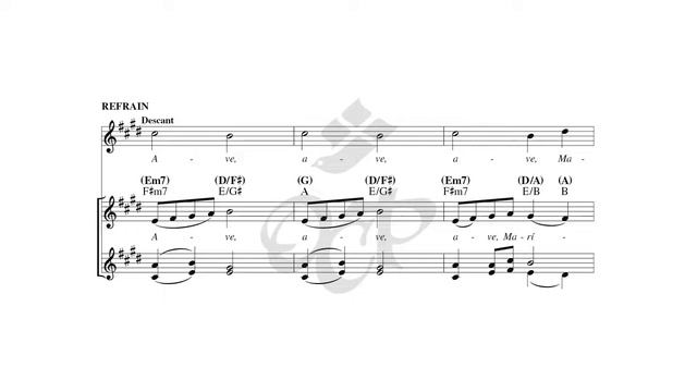 Ave Maria (Mary, Sing with Joyful Heart) – Steve Angrisano [Sheet Music Video] смотреть онлайн