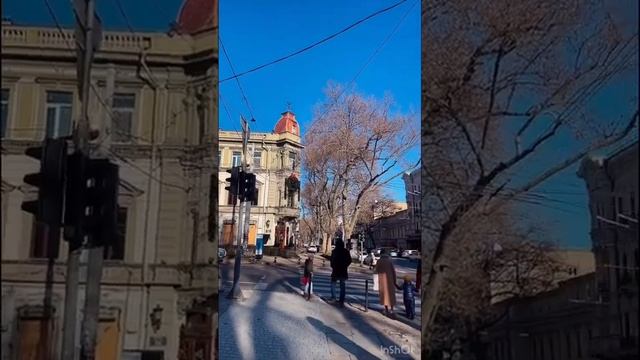 Одеса зимова. Центр. Готель Брістоль. смотреть онлайн
