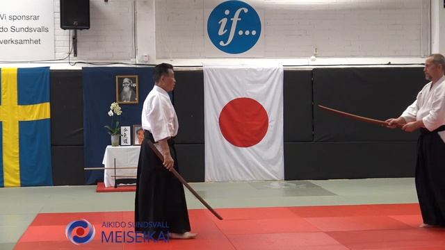 17 Aikido Ken Tai Ken Katadorimenuchi Nikyo, Shishiya Sensei Sundsvall 2015