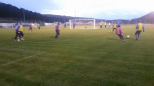 Первая тренировка "Балтики" на зимних сборах