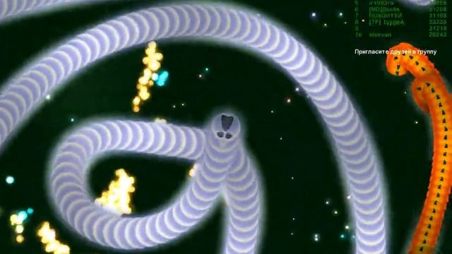 Добрался до 1 места в Wormax.io Класс. смотреть онлайн