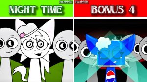 Incredibox Sprunki Swap Retextured Night Time VS Sprunki Swap Bonus 4