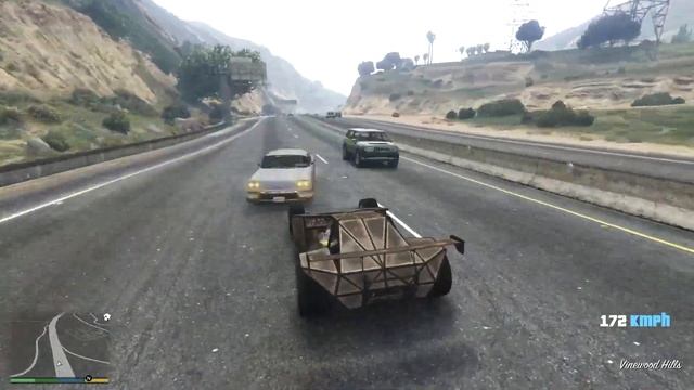 Is It Cheating If I Use A Ramp Buggy To Get Through Traffic In GTA5 | Ramp Buggy vs Traffic смотреть онлайн