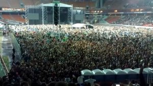 Окончание концерта Depeche Mode в Москве