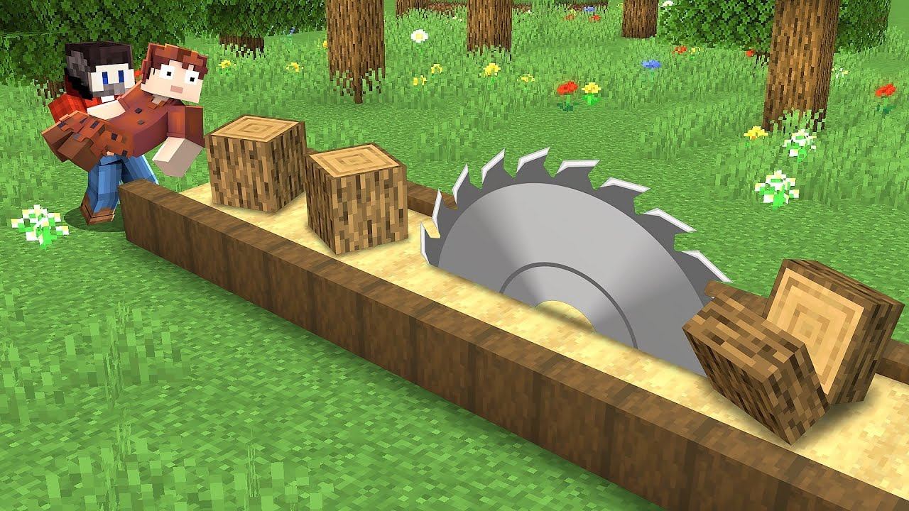 Майнкрафт, но Мы Становимся Дровосеками Каждую Минуту.. смотреть онлайн