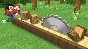 Майнкрафт, но Мы Становимся Дровосеками Каждую Минуту..