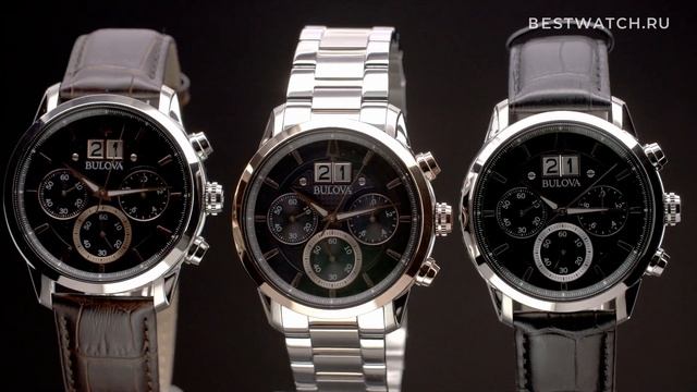 Часы Bulova Sutton 98B335, 96B311, 96B310 смотреть онлайн