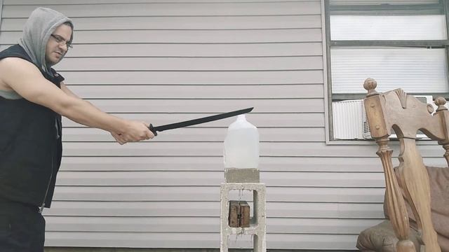 Kolourco USMC Blackout Tactical katana tanto machete sword practice cuts смотреть онлайн