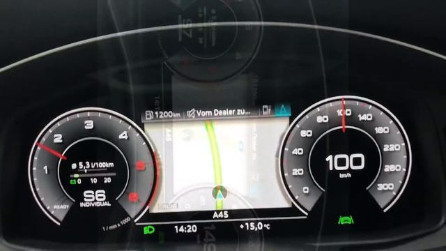 Audi A6 35 D 100-200 km/h Test Stock 2020 смотреть онлайн