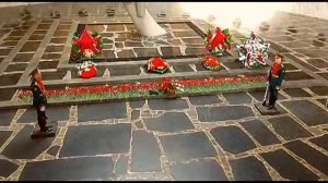 Почётный караул на Мамаевом кургане  Волгоград слава героям 80 лет Победы