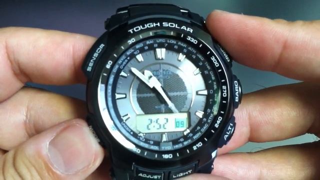 Casio Protrek PRG-510-1DR Solar Ana-Digi Watch