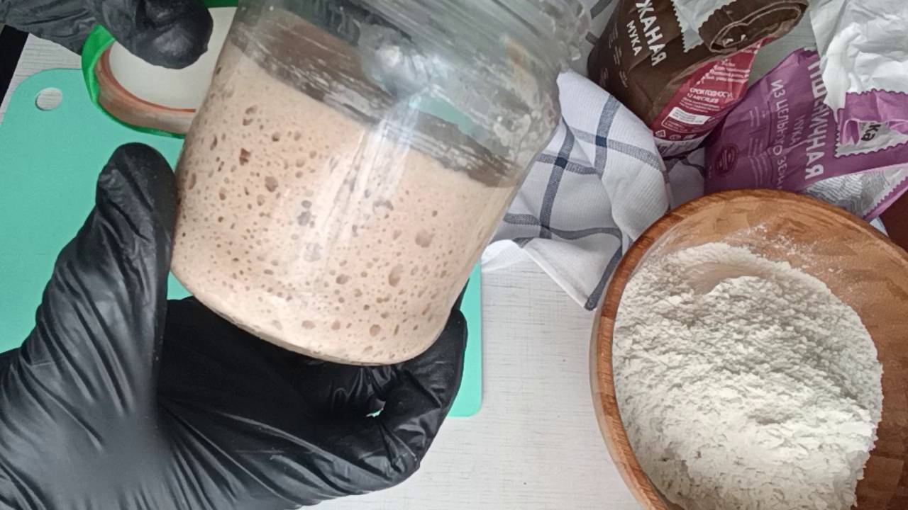 Как я делаю закваску для своих хлебов! смотреть онлайн