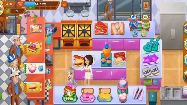 Cooking Diary Колафорния: Рок-ням-Ролл 340 уровень (очень сложный) смотреть онлайн