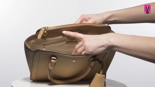 Видеообзор I Женская сумка сэтчел LAUREN RALPH LAUREN BROOKE 27-SATCHEL-MEDIUM- 2768832 смотреть онлайн