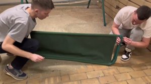 Видео инструкция по сборке Садовых качелей