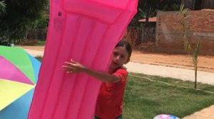 DESAFIO DA BÓIA NA PISCINA