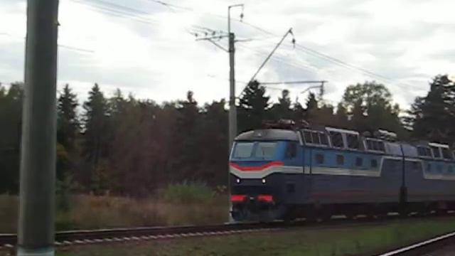 ЧС7-034 в Алабино. смотреть онлайн