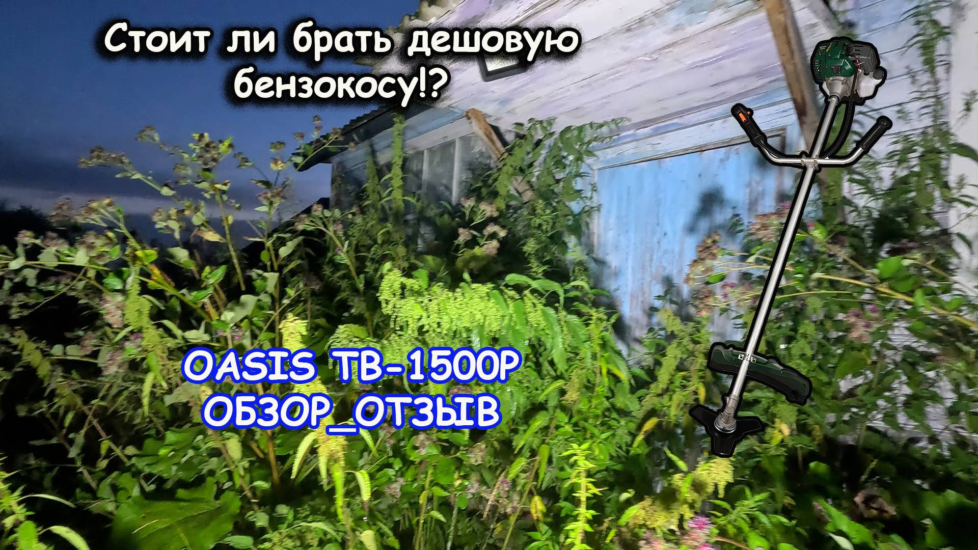 Семейный фильм о ДЕШЕВОЙ косе! мотокоса OASIS TB-1500P ECO, OASIS TB-2500P ECO