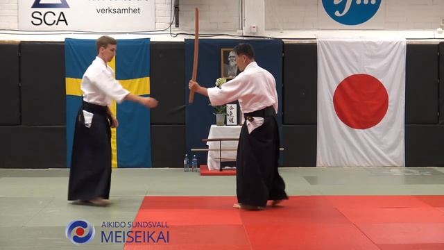 15 Aikido Tachidori Outside Versions Shishiya Sensei Sundsvall 2015