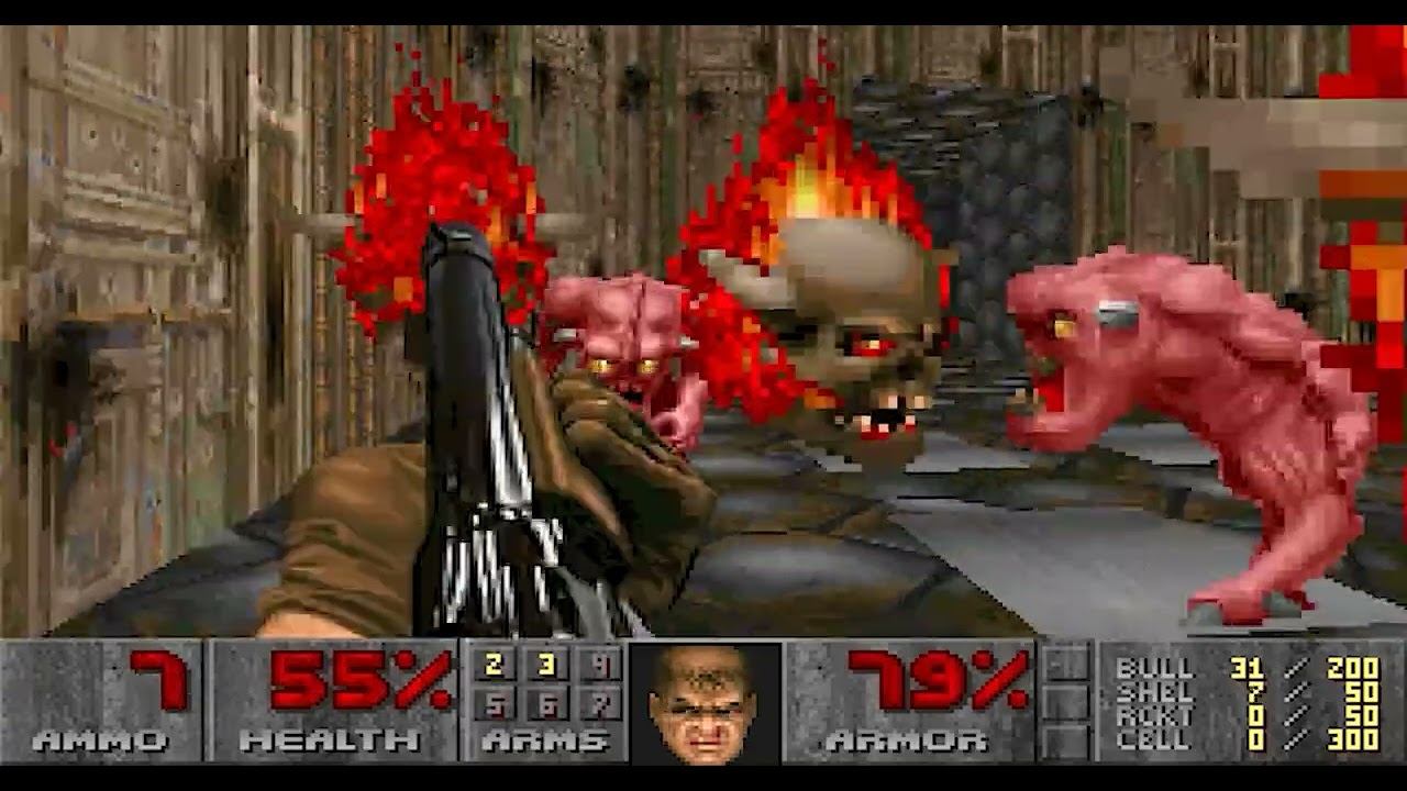 Doom (Walkthrough) - Episode 2: The Shores of Hell | Map 4: Deimos Lab