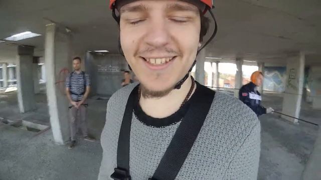 Прыжок на верёвке с Медицинской 40 метров. 02.10.2016. Rope Jumping. GoPro # смотреть онлайн