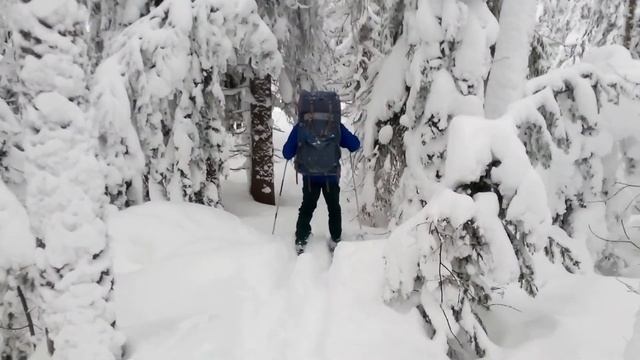 Лыжный поход на Шунут 2 день смотреть онлайн