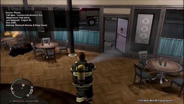GTA IV Fire Fighter Mod Kenworth Fire Truck!!! (And a little death..) смотреть онлайн