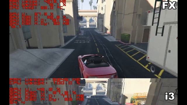 Intel i3 4150 vs. AMD FX6300 in GTA V смотреть онлайн