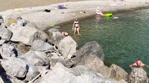 Пляж санатория «Прибой» ⛱️ Джубга