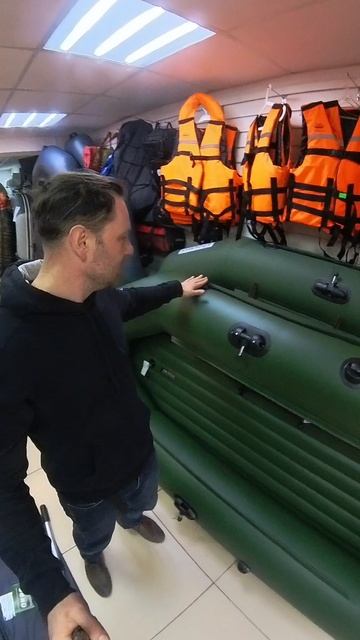 Гребная лодка со сварными швами и надувным дном - Аква Мастер 280 НД смотреть онлайн