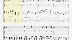 Музыка из к/ф "Свой среди чужих, чужой среди своих", ноты для двух гитар, Tabs, © Эдуард Артемьев