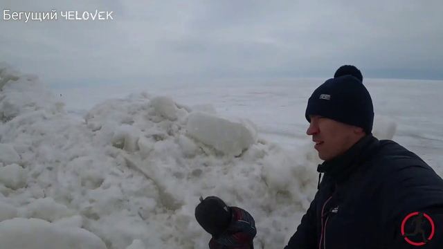 Торосы на берегу в Зеленогорском парке 2018 смотреть онлайн