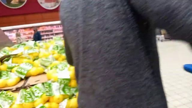 Французский продуктовый магазин/French grocery/Mes courses à Leclerc. смотреть онлайн