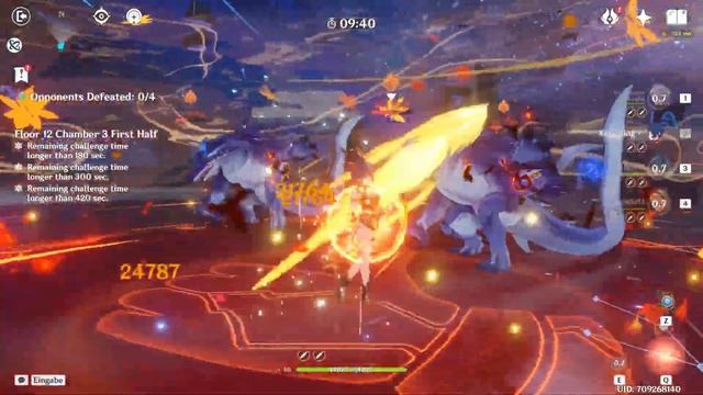 Abyss 12 Patch 3.1 Kazuha National & Albedo Main DPS | Genshin Impact смотреть онлайн