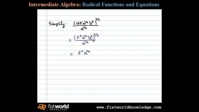 Simplify an Expression with Rational Exponents - Algebra fwk IA 05-0502 смотреть онлайн