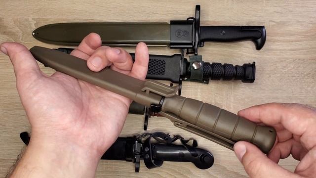Штык ножи от штурмовых винтовок, ШТЫК НОЖ "США M1", "КНР М95", "КНР М81", "Glock 78", "АК СССР" смотреть онлайн