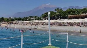 ПЛЯЖ отеля Добедан World Palace, Кириш, Турция.