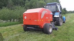 Часть 30. МТЗ 82+Metal-Fach Z-562 пресс-подборщик. Первые рулонны