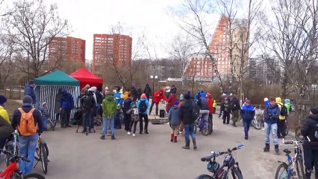 Открытие велосезона 2017г. в г.Мытищи смотреть онлайн