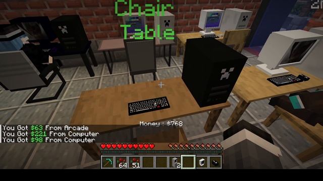 я открыл своё интернет кафе в майнкрафте #1 смотреть онлайн