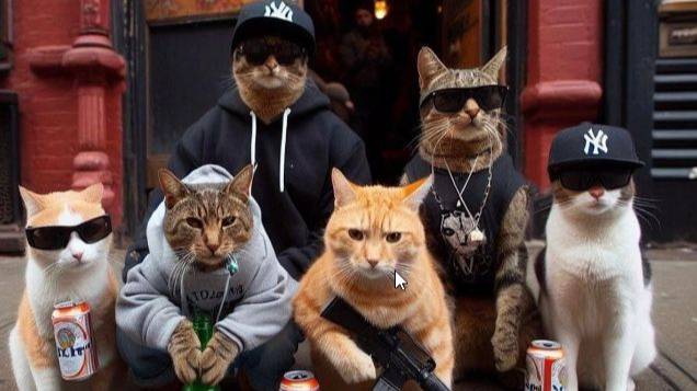 Уличные коты :) смотреть онлайн