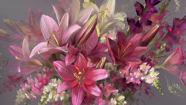 Vera Kavura: Realistic Flowers In Pastel (Social)
