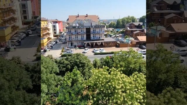 Вид на Южный Проспект отель Флагман Витязево смотреть онлайн