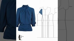 Блуза с драпировкой. Моделирование с Галией Злачевской