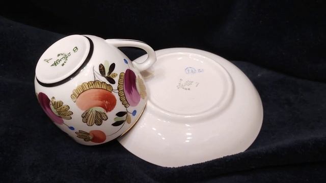 ❌ Продано ❌Вербилки "Репка" кофейная пара 90 мл, блюдце 12,5 см смотреть онлайн