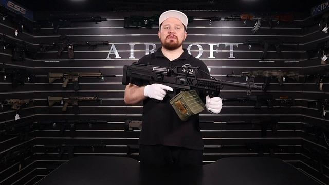 Обзор Raptor ПКП BULLPUP (PKP BULLPUP AEG). Страйкбольный пулемёт.