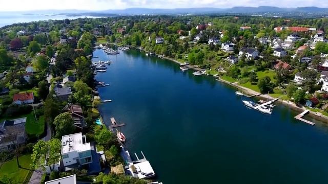 Путешествие в город Осло, Норвегия | Туризм, отдых, места, туры, виды, обзор | Видео 4к дрон | Осло смотреть онлайн