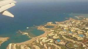 Хургада. Заход на посадку