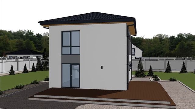 VILLA 127.80 Archicad fly through " Sergey Rudy Architect" смотреть онлайн