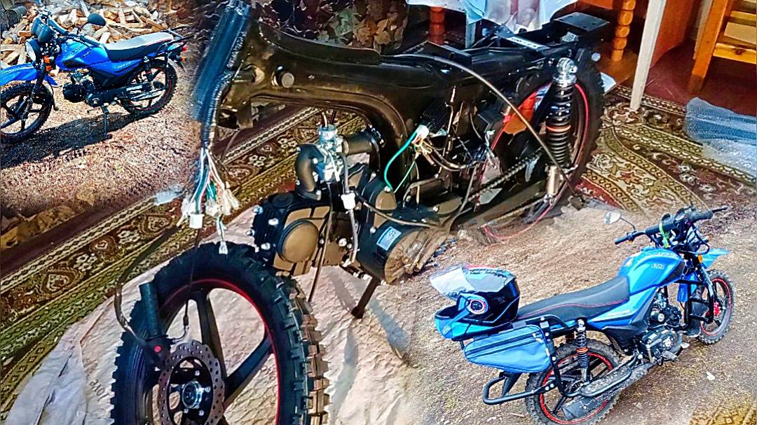 Купил и собираю новую Alpha Offroad M-12 из коробки.Первый пуск двигателя.